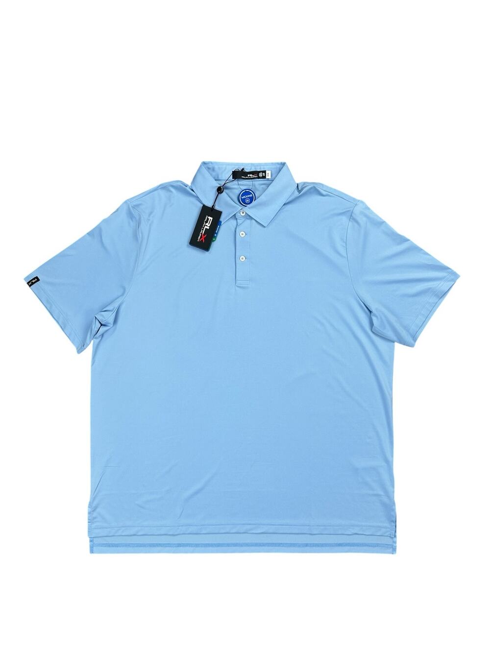 RLX Ralph Lauren Classic Fit Performance Golf Polo Bristol Blue NWT — Size 2XL